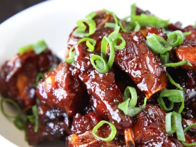 Porc_au_caramel_Asiatique