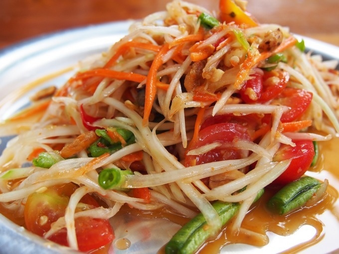 Salade papaye Asiatique