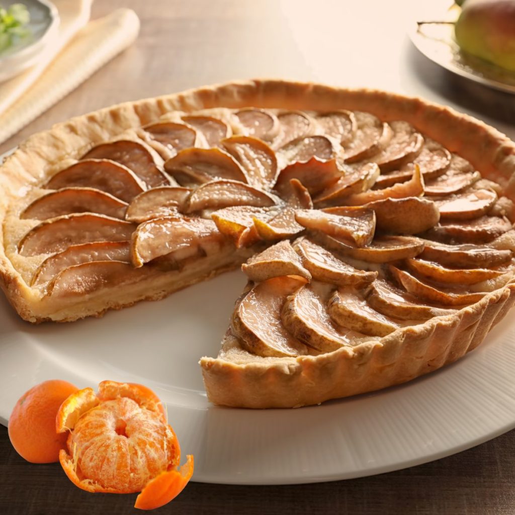 tarte clementine poire