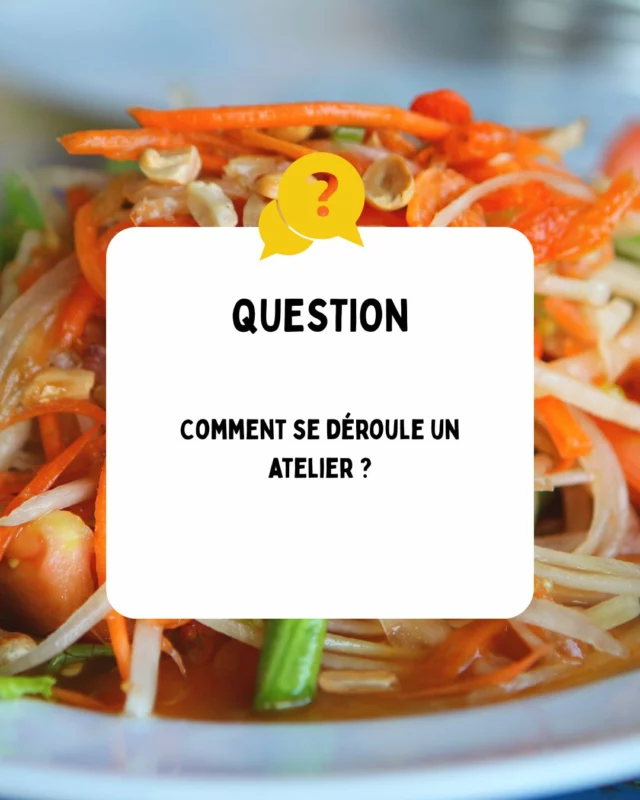 👩‍🍳 À quoi ressemble un atelier chez nous ?
On vous dit tout sur le déroulement dans notre FAQ !
Et pour découvrir les prochains cours 👉 www.les-ateliers-cuisine.com 🍴